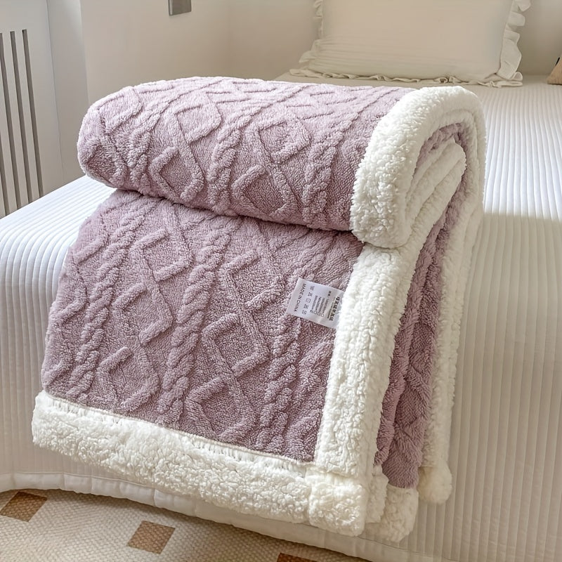 Snuggle Sherpa Throw Blanket