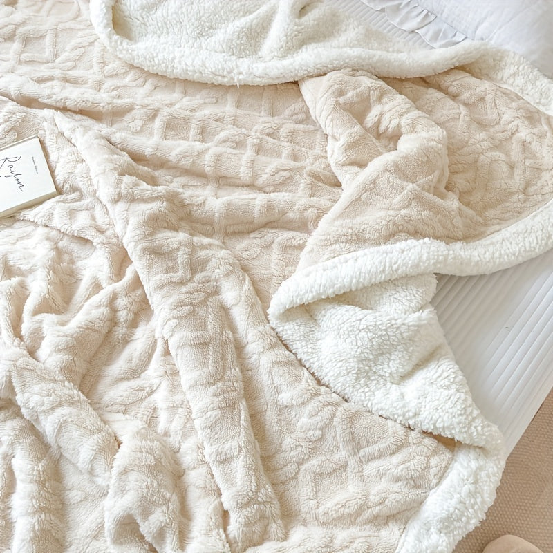 Snuggle Sherpa Throw Blanket