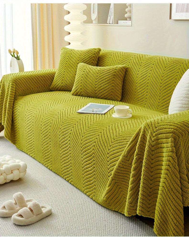 Luxurious Plush Sofa Cover Blanket