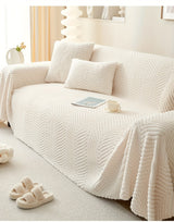 Luxurious Plush Sofa Cover Blanket