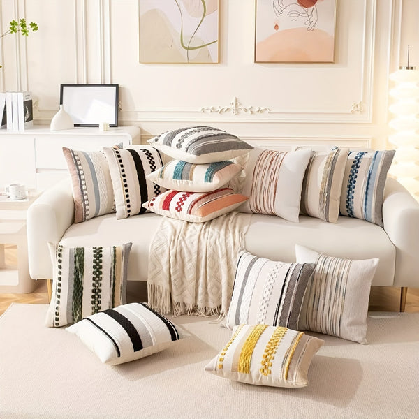 Luxurious Chenille Throw Pillow Cover