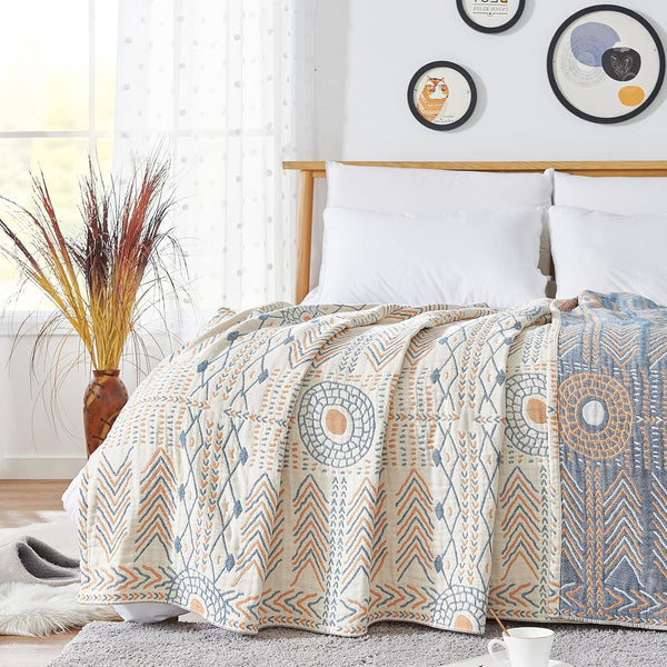 Double Side Bohemia Throw Blanket