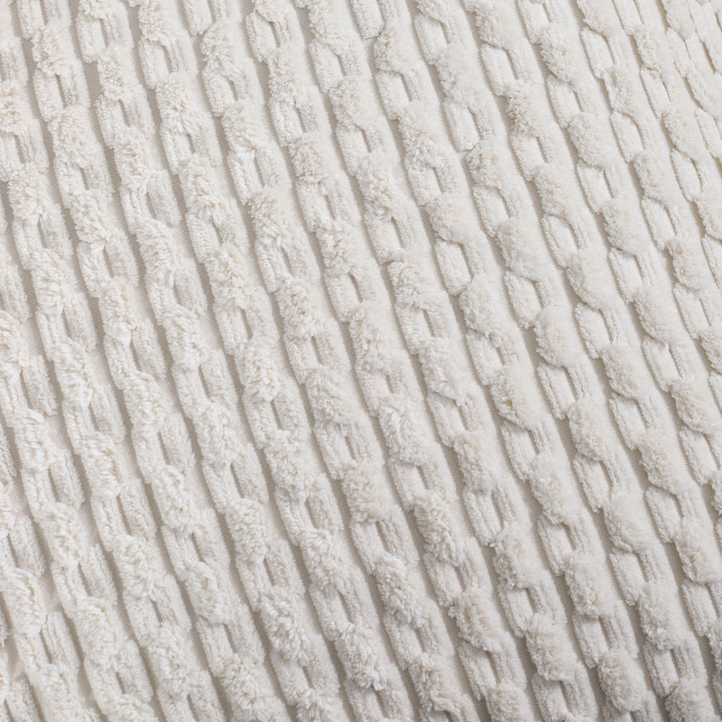 Chain Shape Striped Corduroy Pillow Covers (4psc)