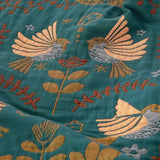 Bohemia Flower Bird Cotton Blanket