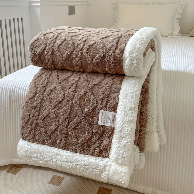 Snuggle Sherpa Throw Blanket