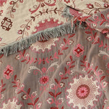Mandala Boho Floral Cotton Blanket