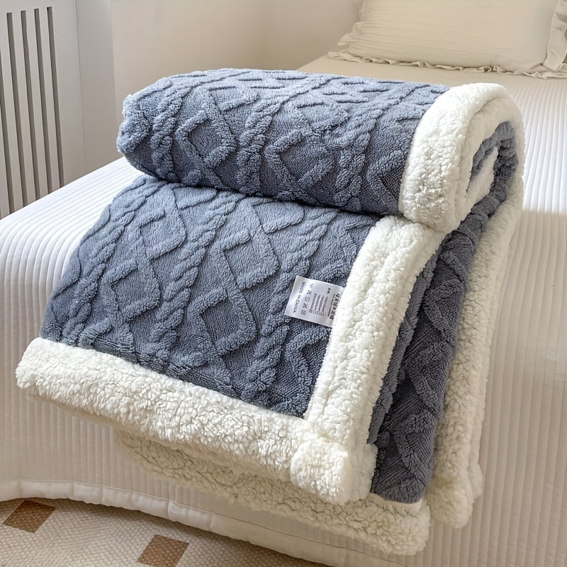 Snuggle Sherpa Throw Blanket