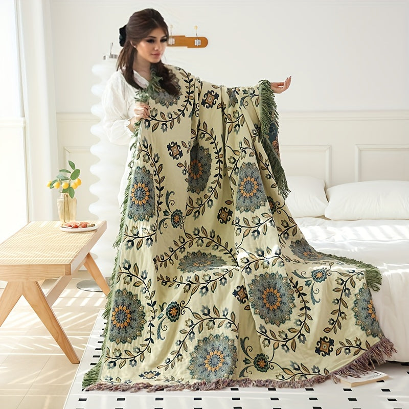 Luxurious Cotton Multi-Layer Gauze Blanket