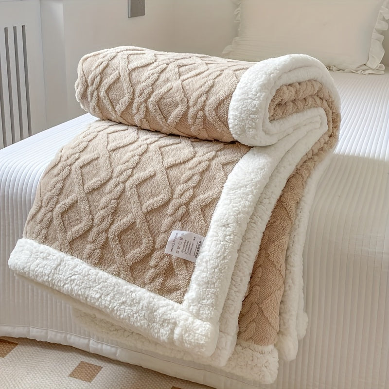 Snuggle Sherpa Throw Blanket